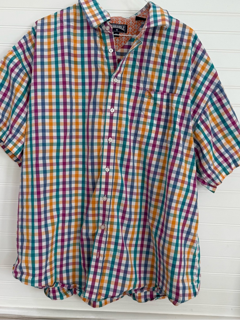 Southern Tide Multicolor Plaid Short-Sleeve Button-Down Shirt